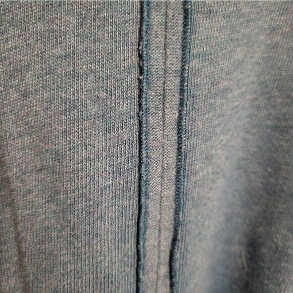 J. Jill Pure Jill Blue Wide Sleeve Sharkbite Hem Sweater Cowlneck Oversized, S - Picture 6 of 8